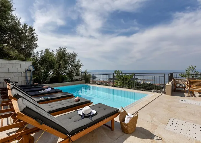 Irena With Heated Pool And Sea View * Makarska